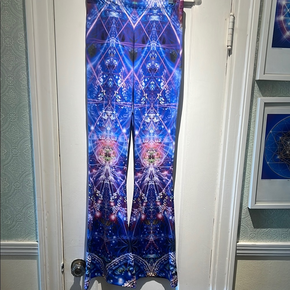 Puma Yana Blue and Purple Flared Pants